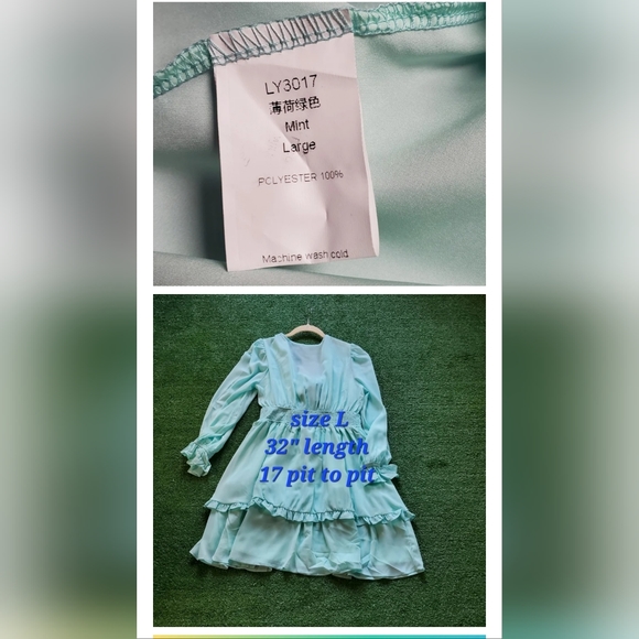 Mini Flare Dress Knot Front - Picture 9 of 9